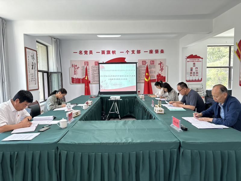 刀刃向内深入剖析 贯通融合落实整改&mdash;&mdash;民爆公司党支部召开主题教育专题民主生活会