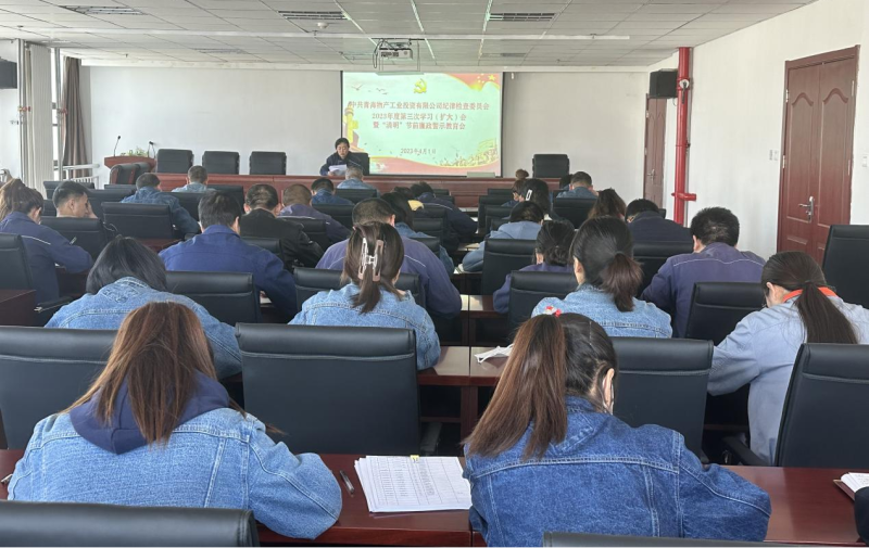 工投公司纪委召开2023年度第三次学习（扩大）会暨&ldquo;清明节&rdquo;前廉政警示教育会