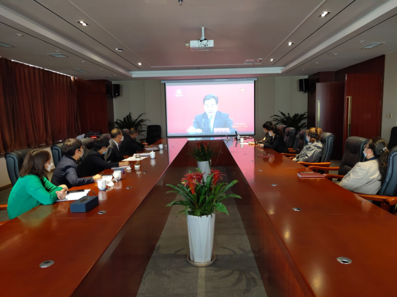 省物产集团组织干部职工收看&ldquo;中国这十年&middot;青海&rdquo;主题新闻发布会